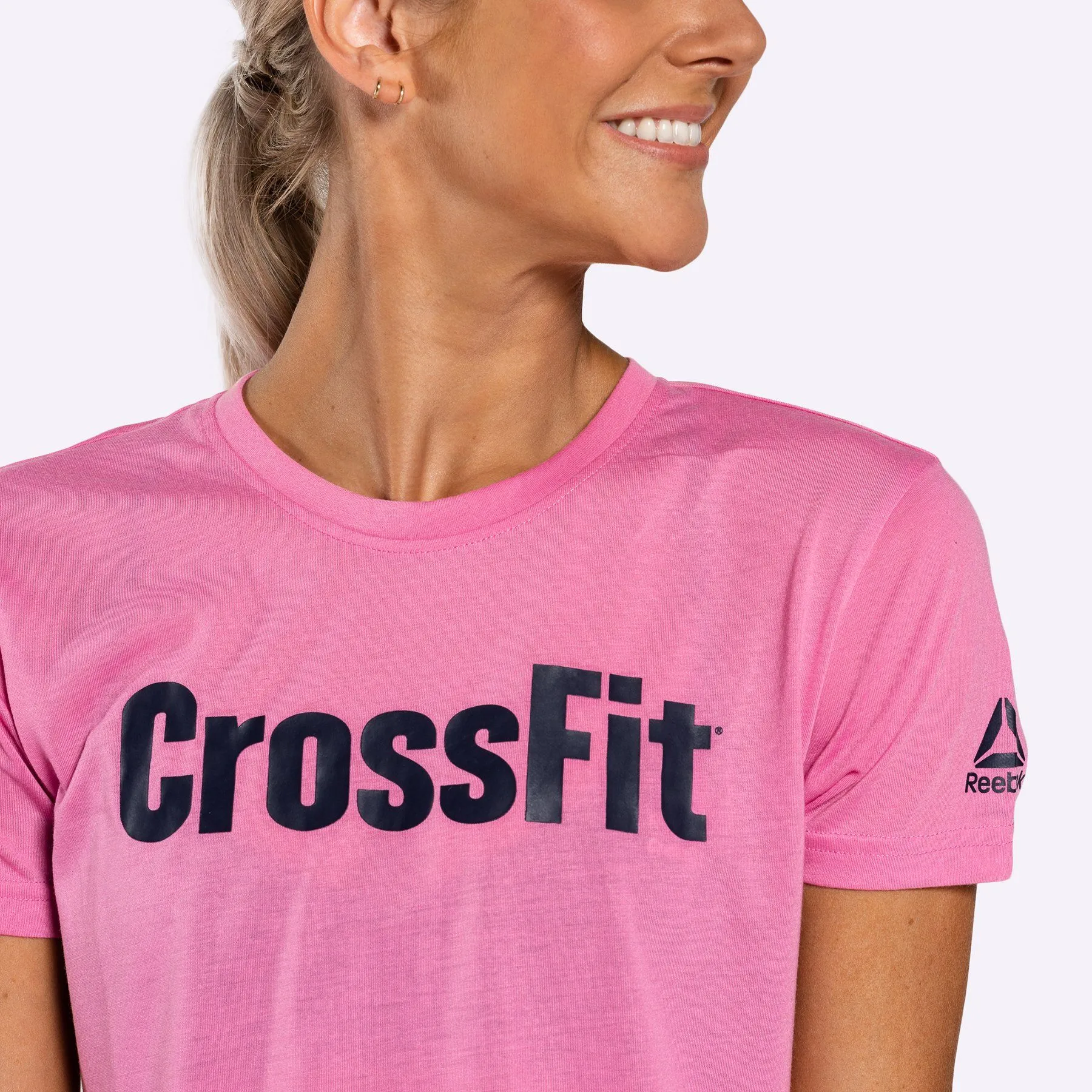 Reebok - Women's CrossFit Tee - POSH PINK