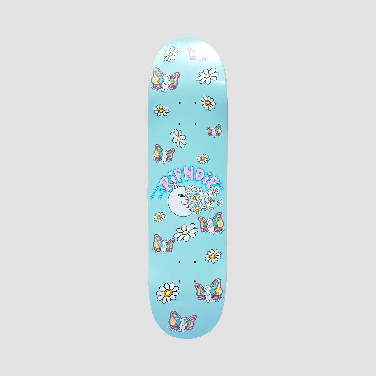 Ripndip Floating Skateboard Deck Blue - 8"