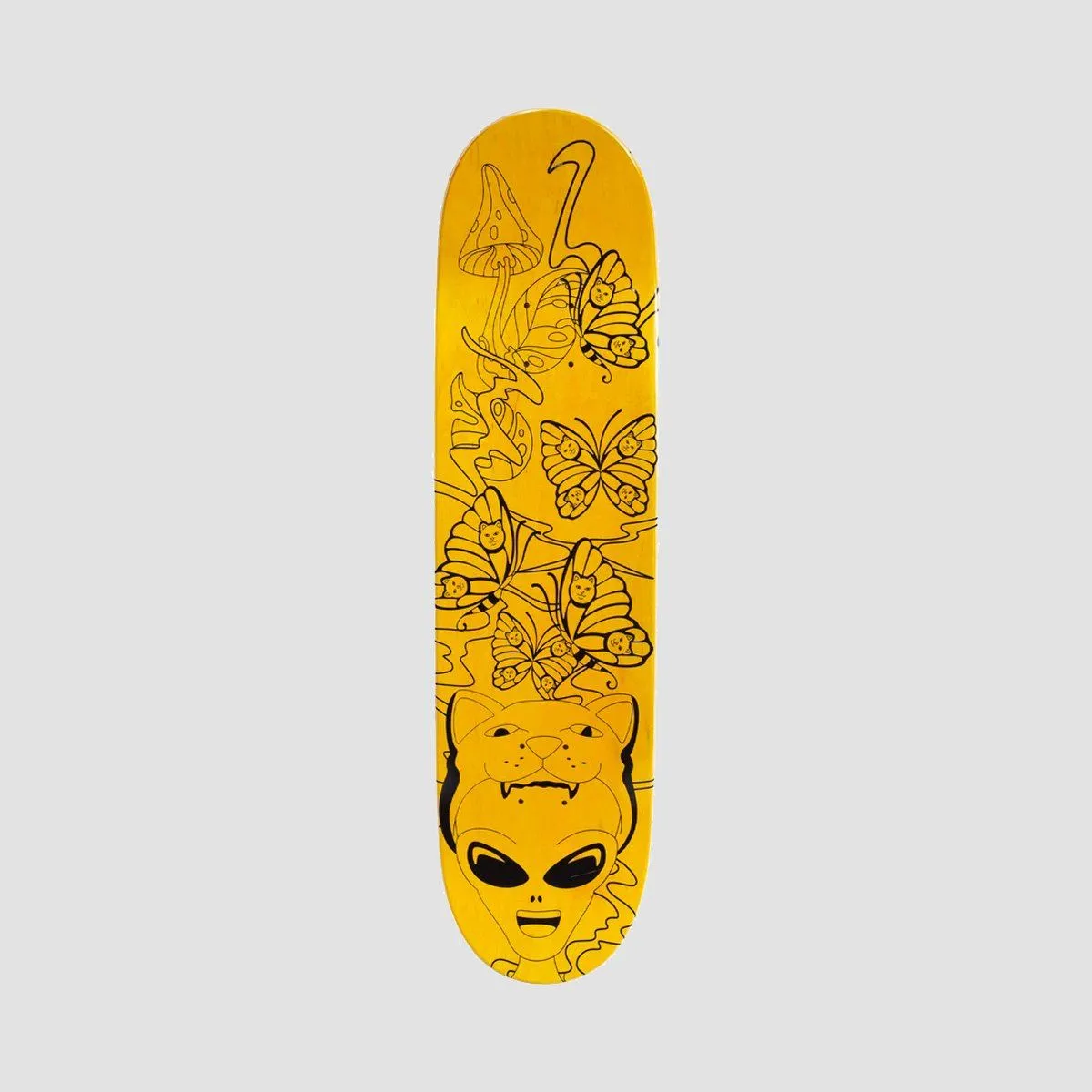 Ripndip Think Factory Skateboard Deck Green - 8.25