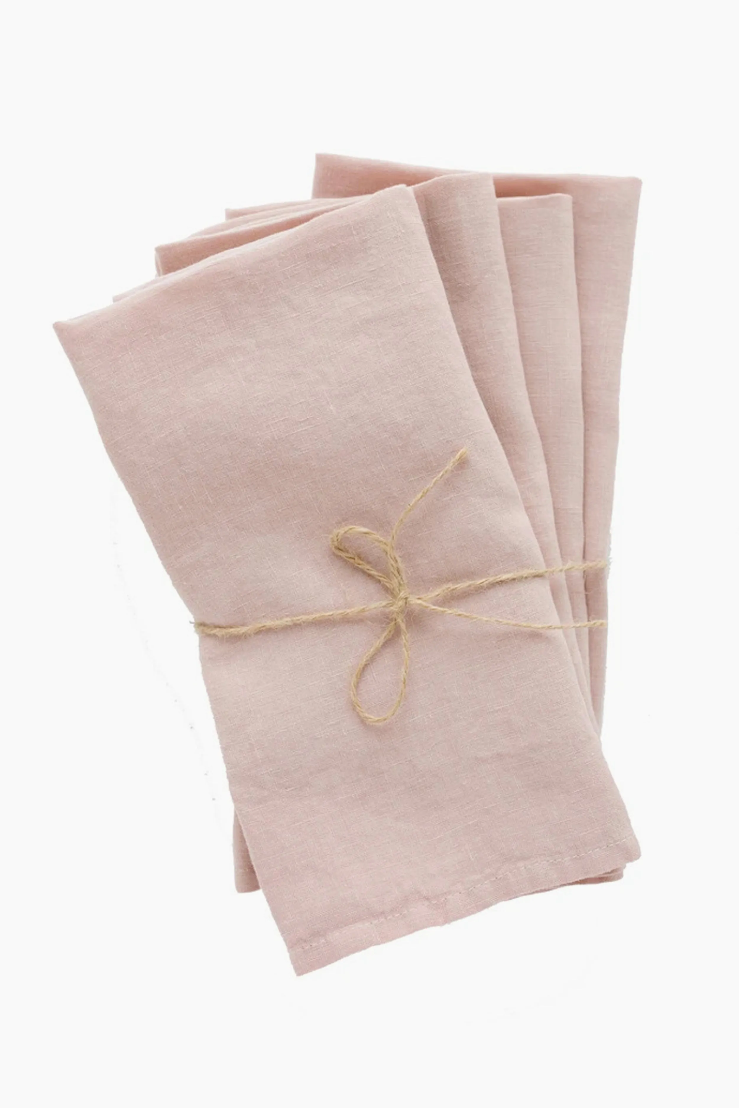 Rose Linen Napkins Set Of 4