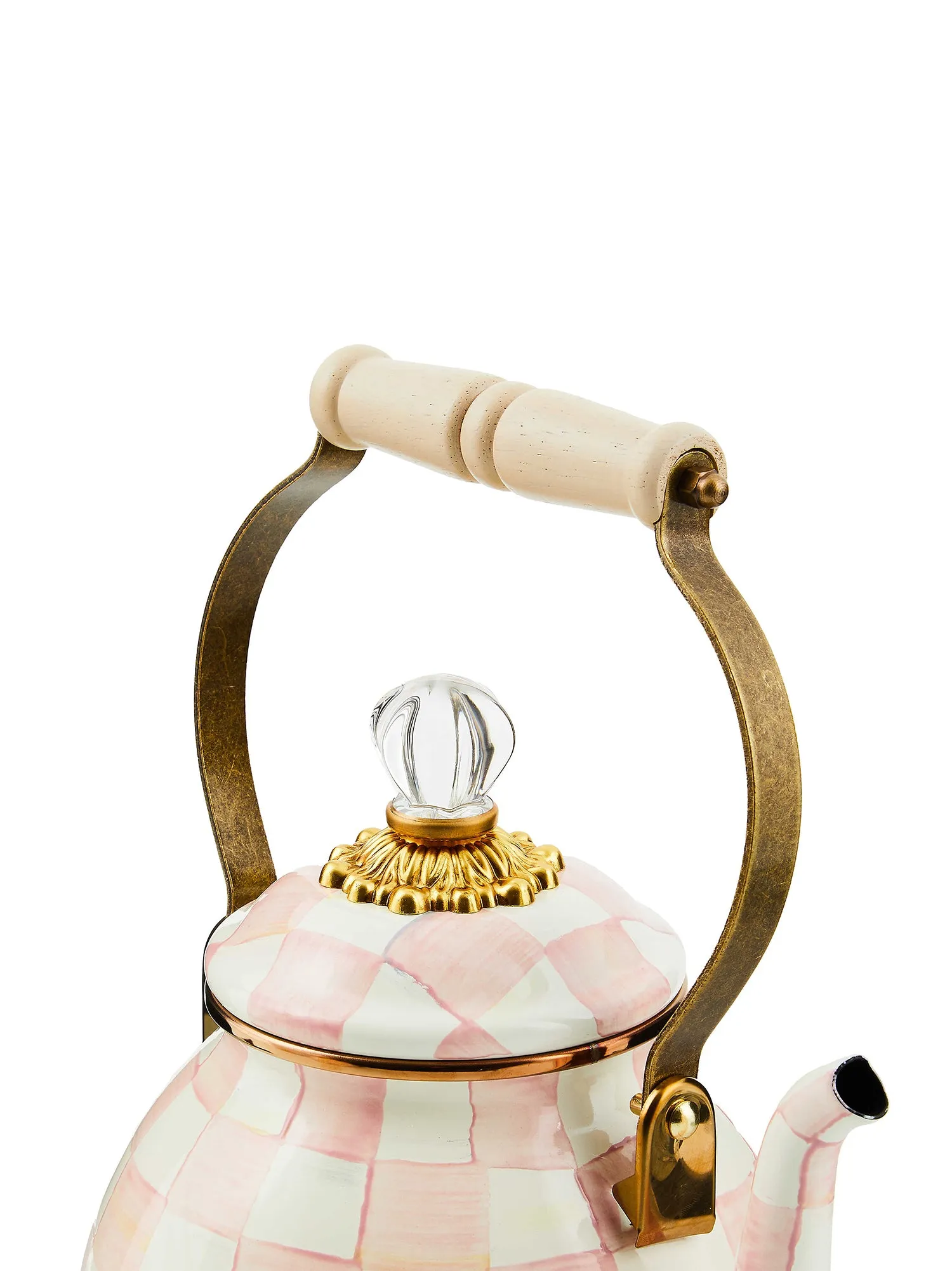 Rosy Check Tea Kettle