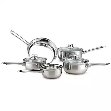 Sabichi 5 Piece Essential Stainless Steel Cookware | Kaleidoscope