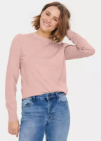 Saint Tropez Mila Long Sleeve Crew Neck Pullover