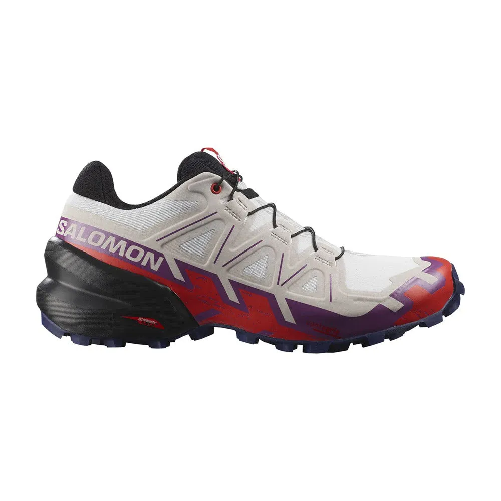 SALOMON SPEEDCROSS 6 WHITE/SPARKLING GRAPE - WOMENS