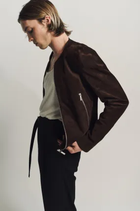 SAPIO | SUEDE ZIP JACKET