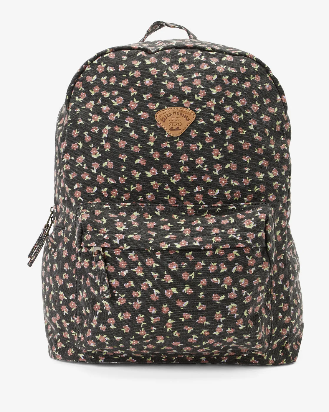 Schools Out Canvas Backpack - Black Pebble