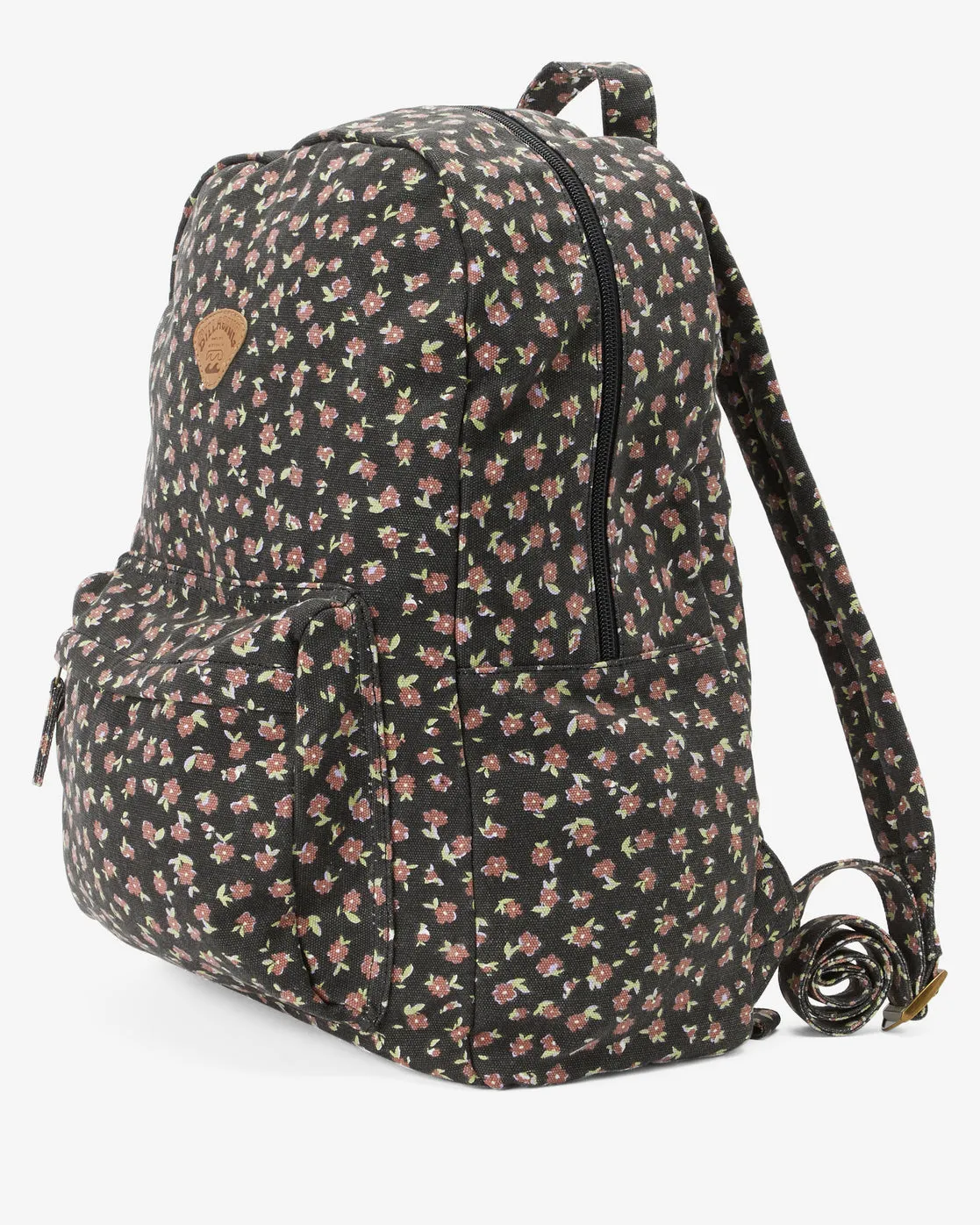 Schools Out Canvas Backpack - Black Pebble