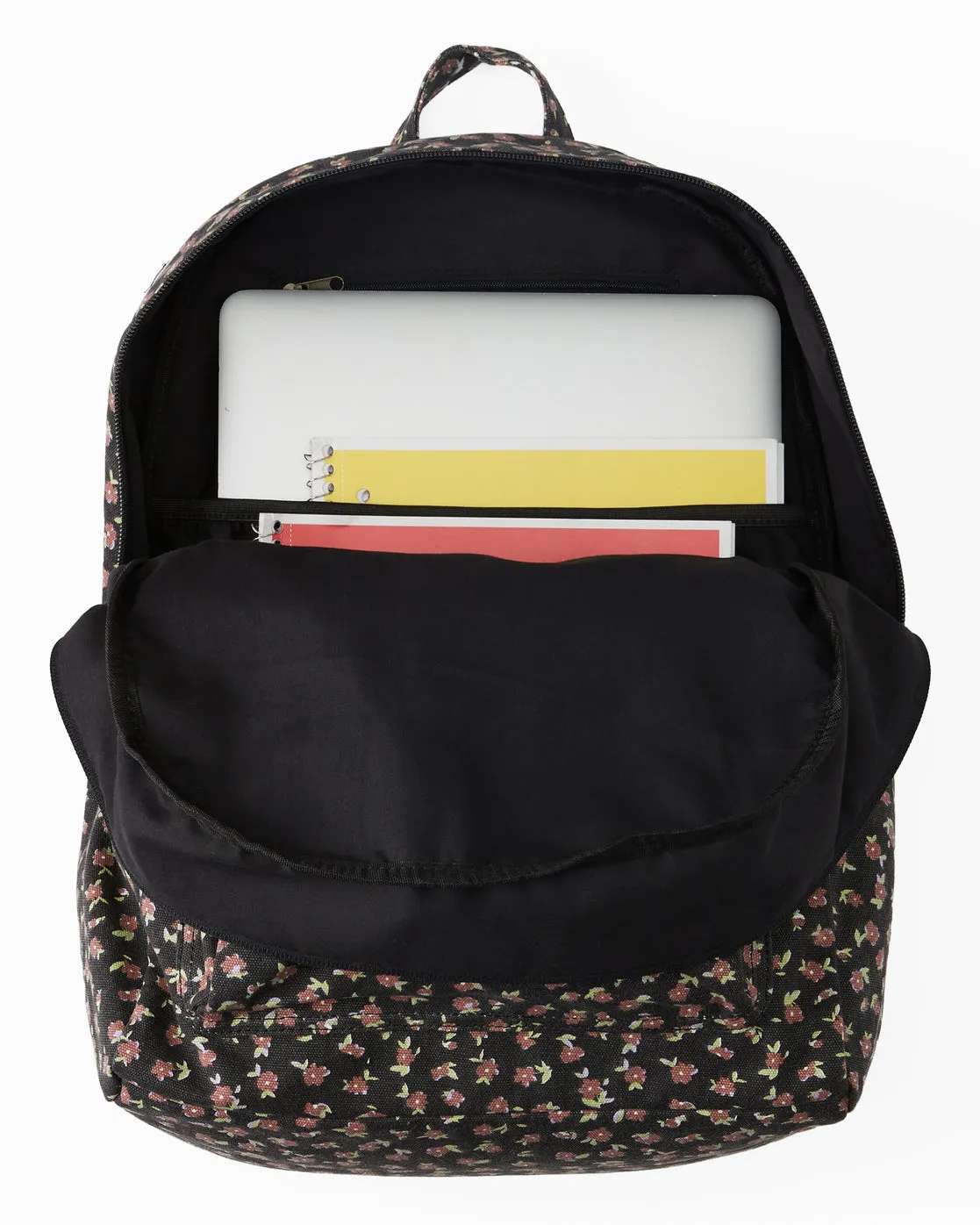 Schools Out Canvas Backpack - Black Pebble