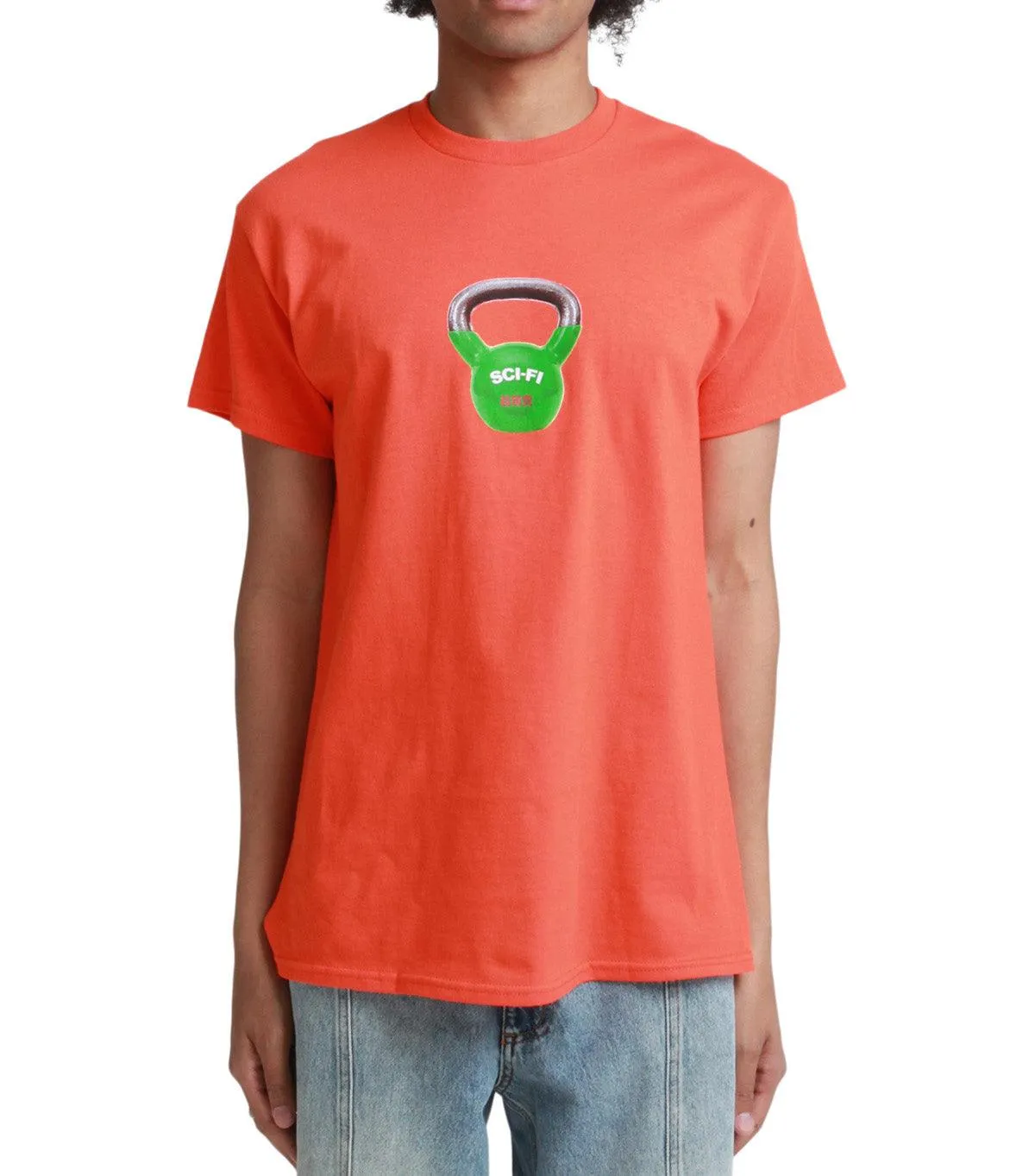 Sci-Fi Fantasy Kettle Bell Tee Orange