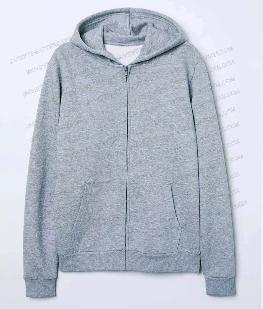 Secret Headquarters Walker Scobell Grey Fleece Hoodie