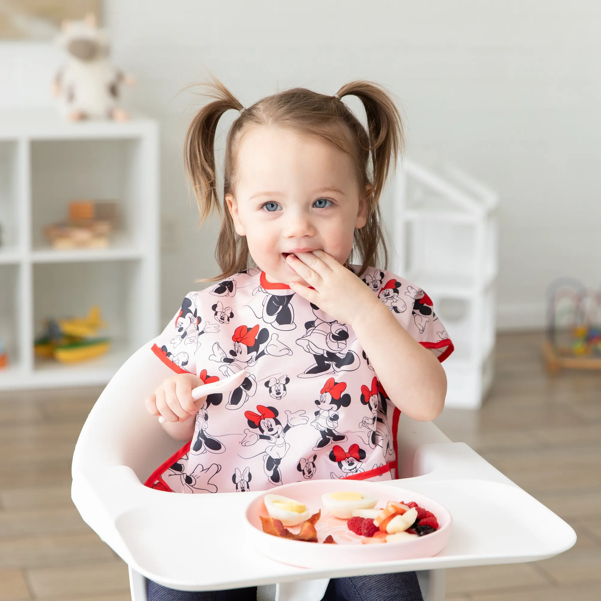 Silicone Plate + Spoon Set: Disney Minnie Mouse