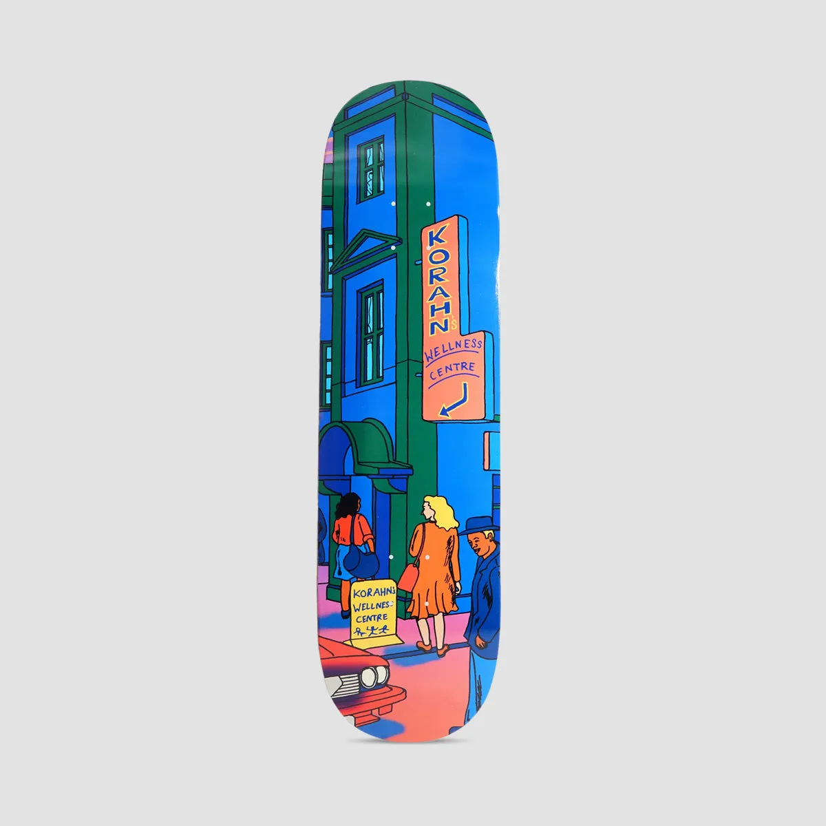 Skateboard Cafe High Street Pro Series Korahn's Wellness Centre C2 Shape Skateboard Deck - 8.5