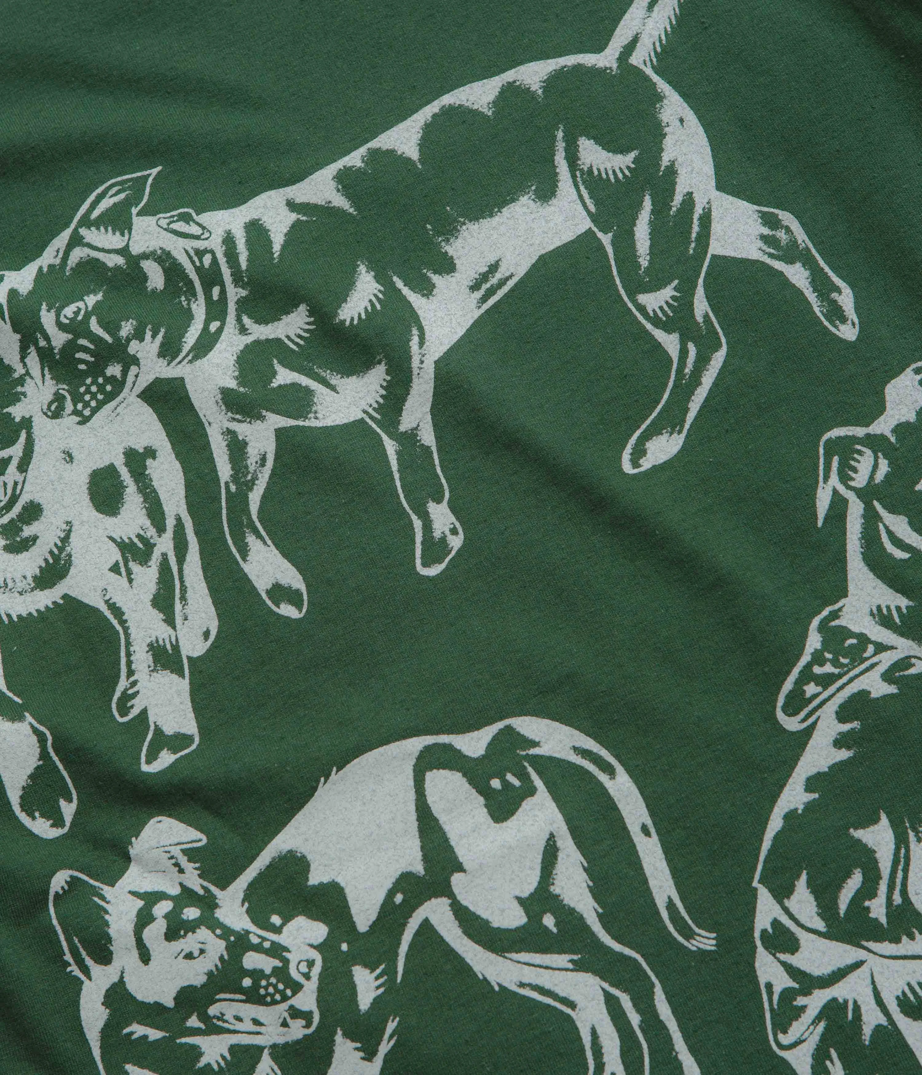 Skateboard Cafe Pooch T-Shirt - Forest Green