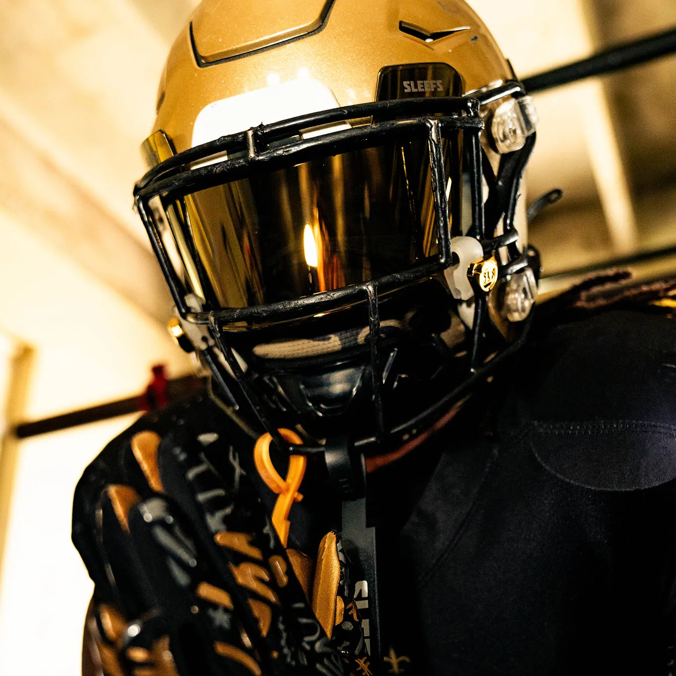 Smokey Gold Helmet Eye-Shield Color Tinted Visor