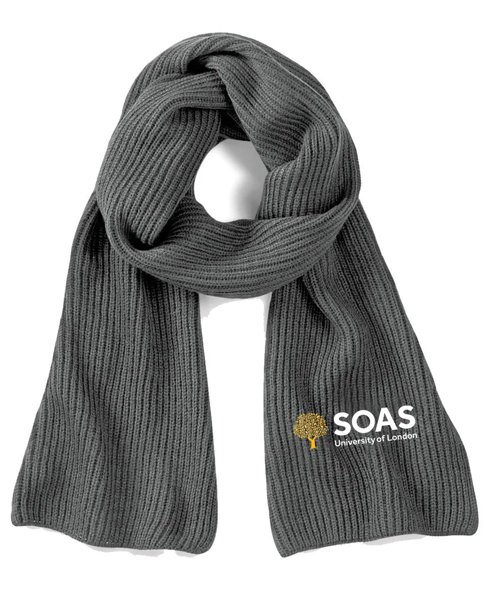 SOAS Knitted Scarf