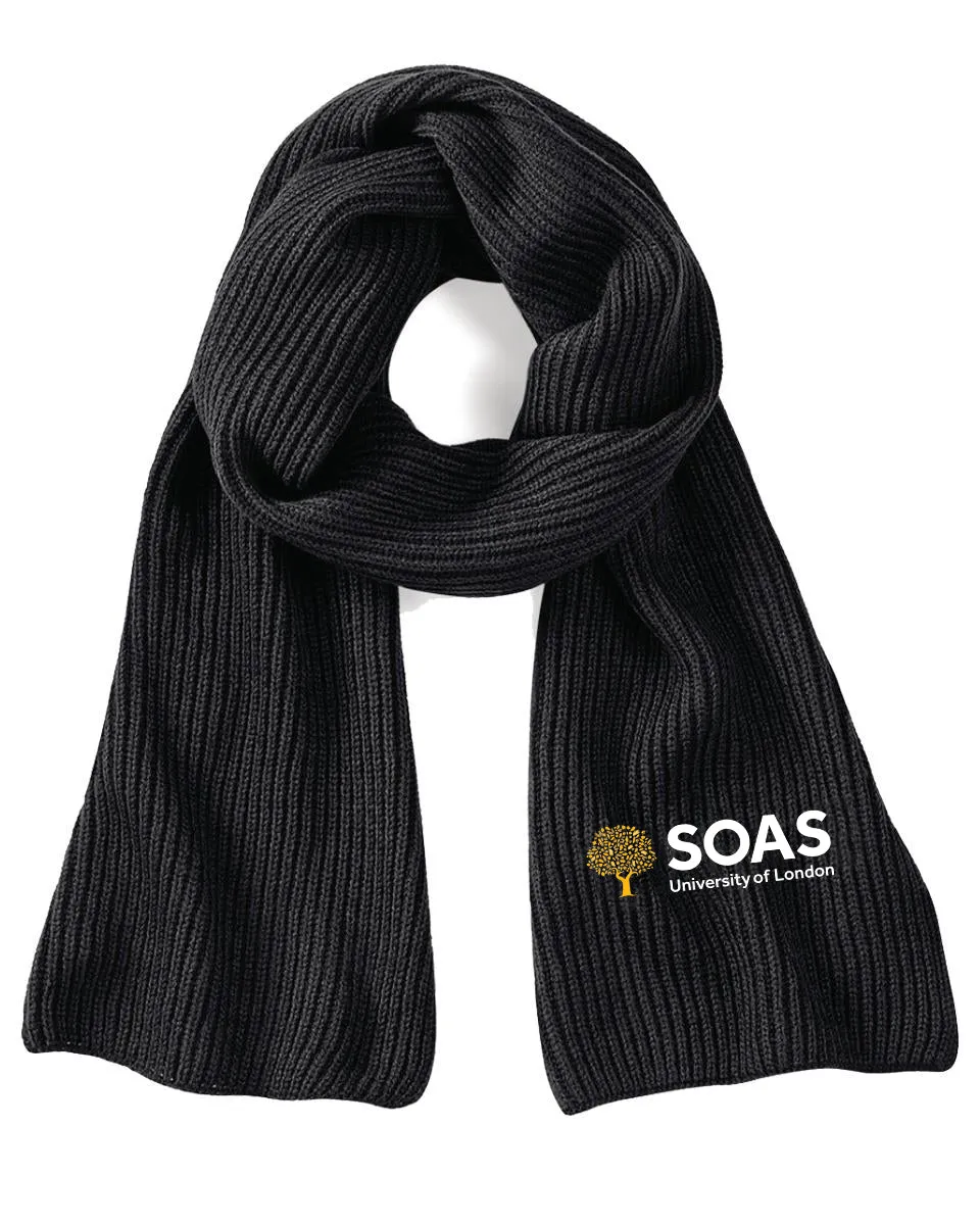 SOAS Knitted Scarf