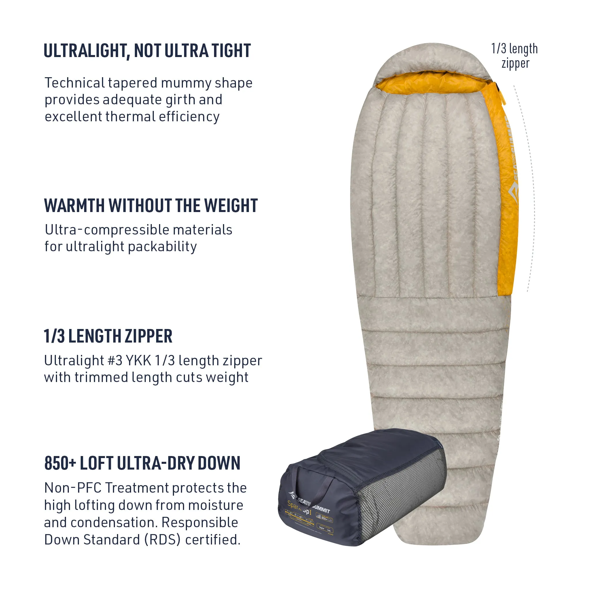 Spark Ultralight Sleeping Bag (Like New)