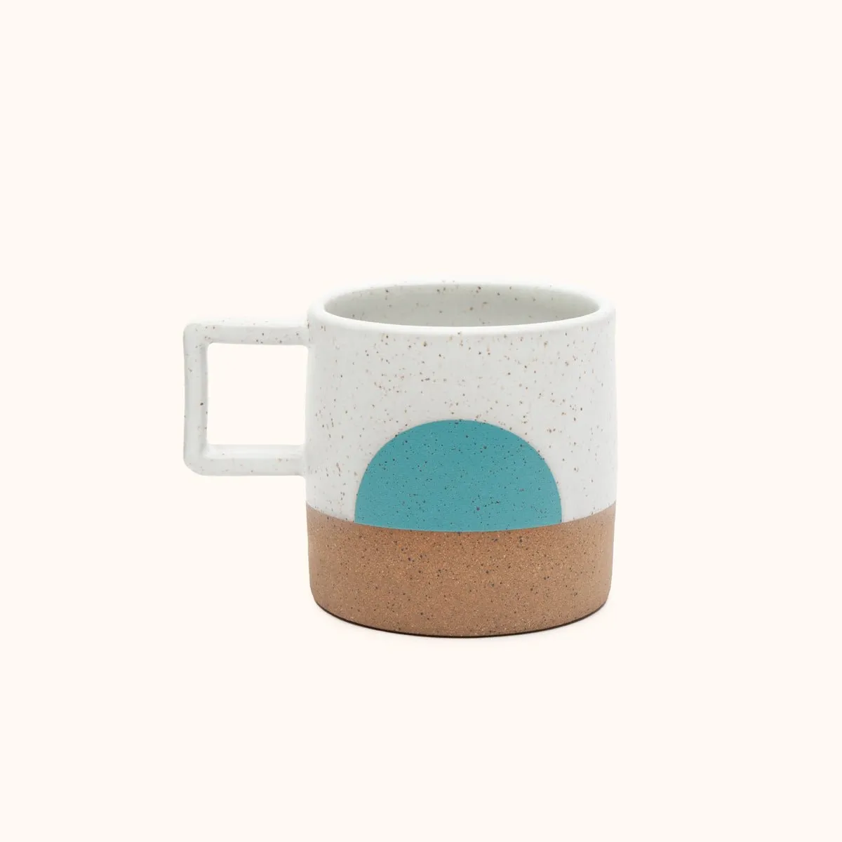 Speckled Mug - White with Moonrise