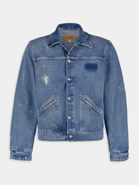 Splatter Denim Jacket