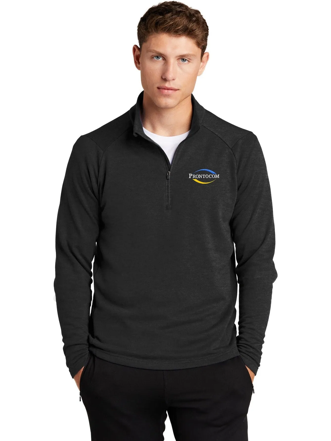 Sport-TekLightweight French Terry 1/4-Zip Pullover