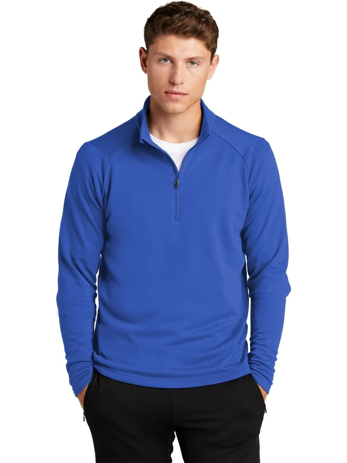 Sport-TekLightweight French Terry 1/4-Zip Pullover