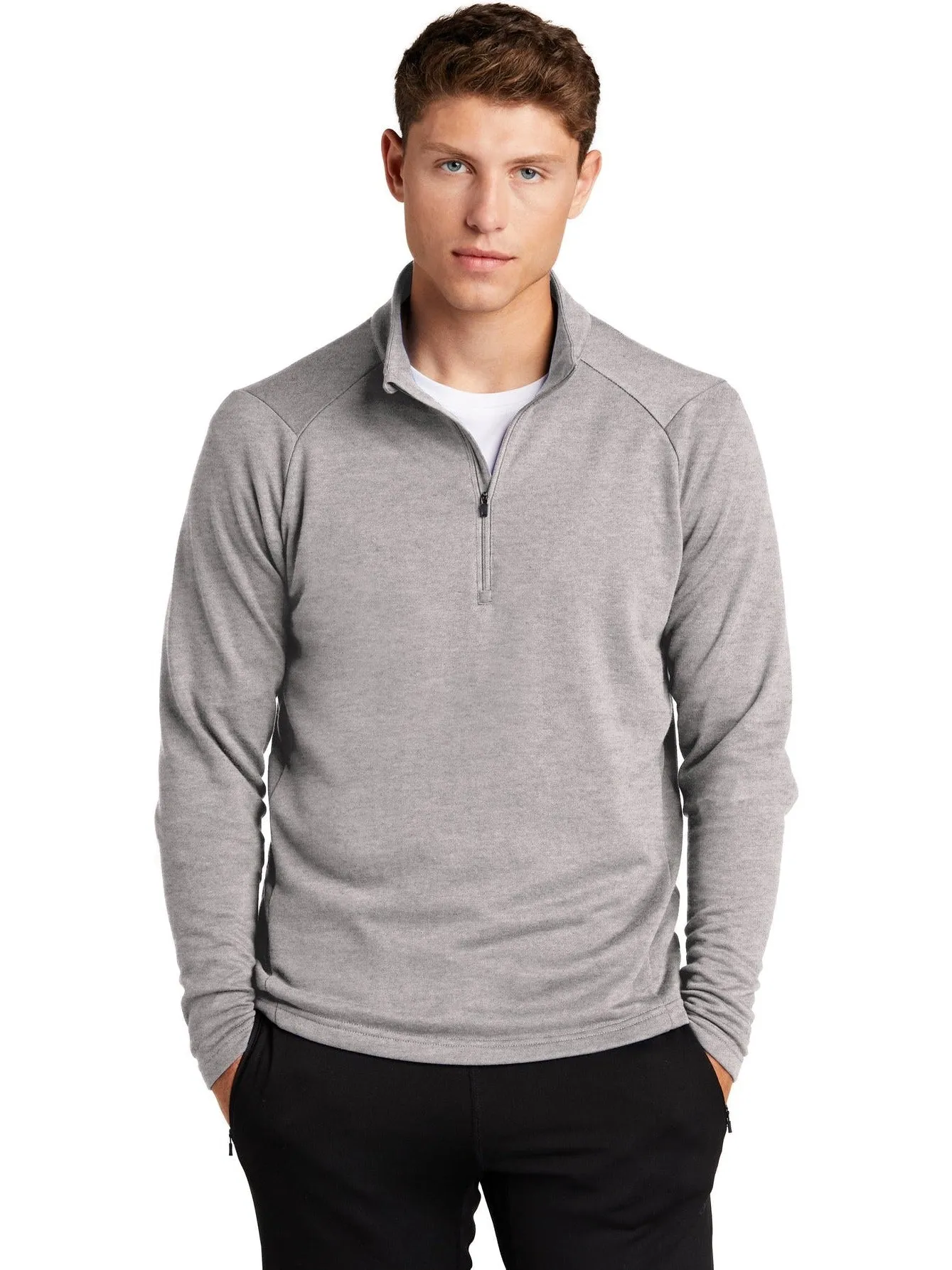 Sport-TekLightweight French Terry 1/4-Zip Pullover