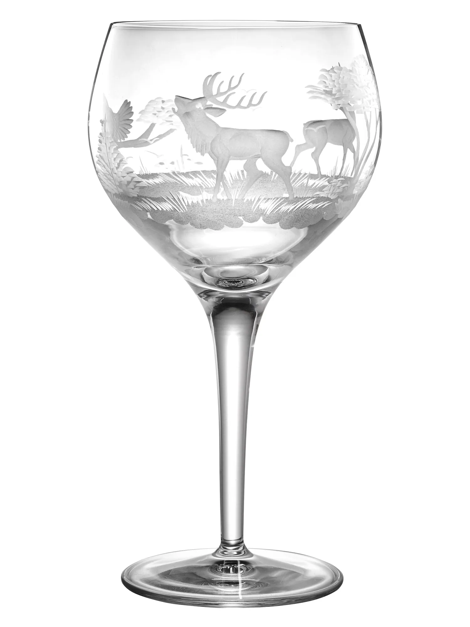 Stag Red Wine Glass