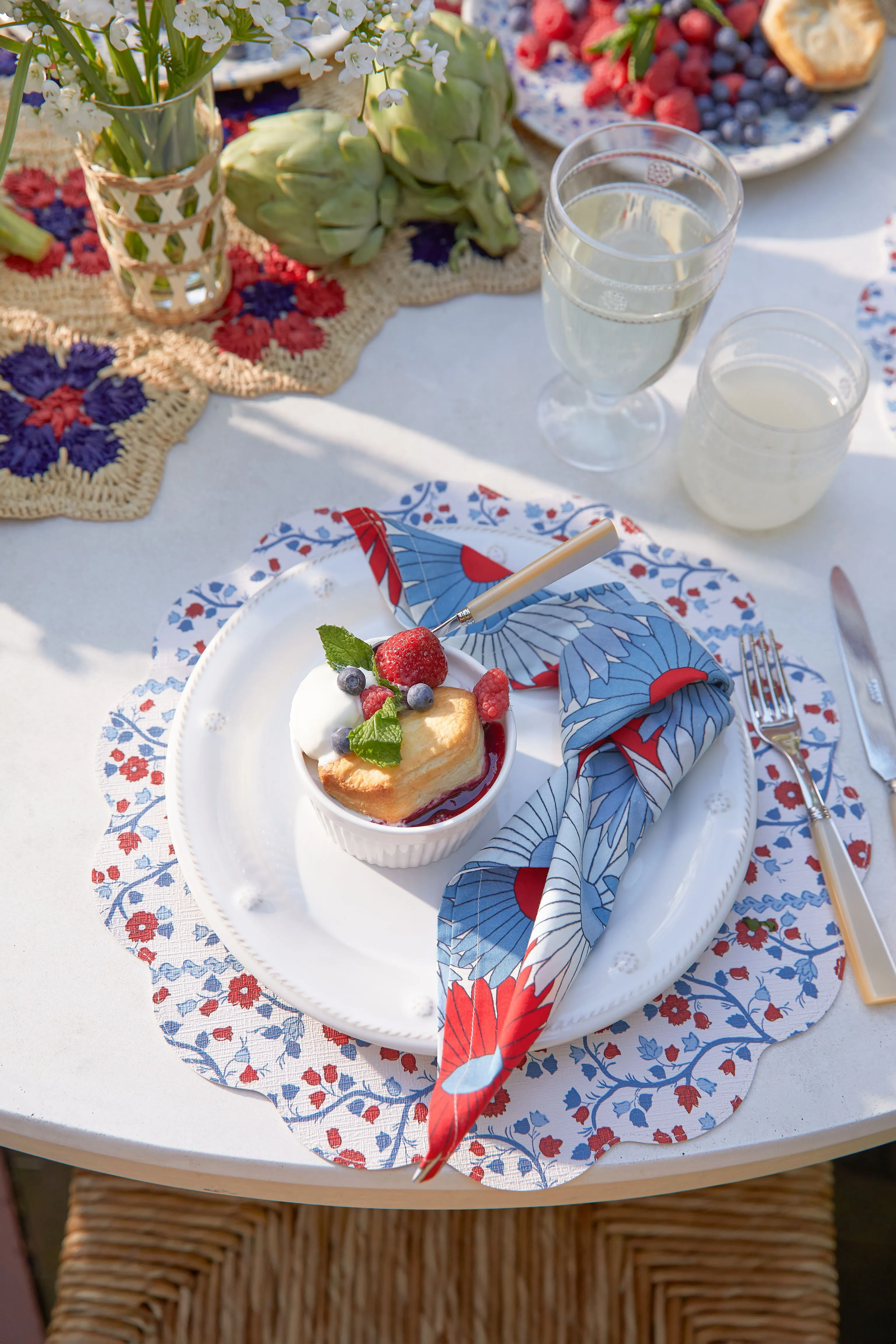 Summer Daisy Wipeable Placemats Set of 4