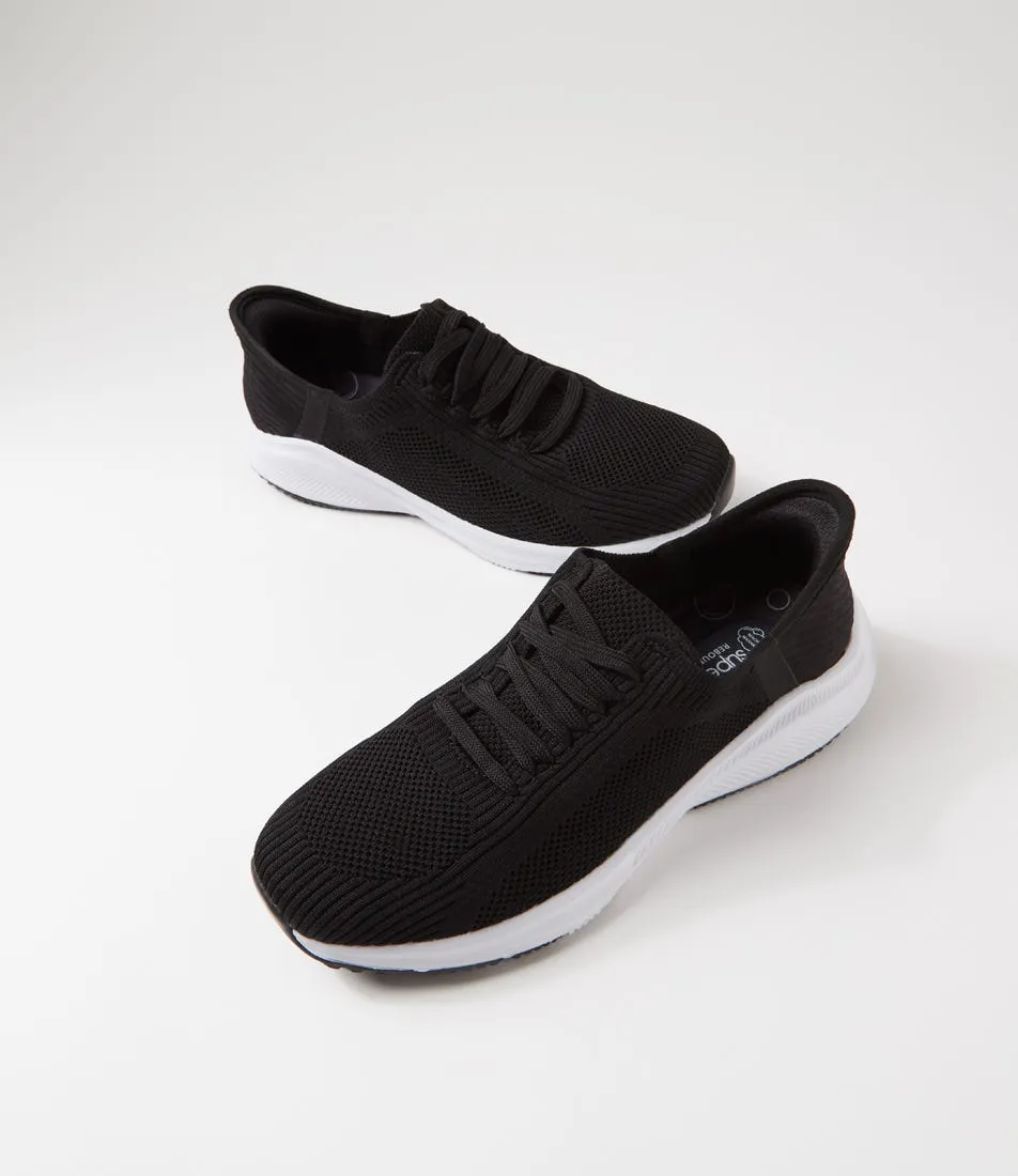 SUPERSOFT Juncil Black Knit Sneakers