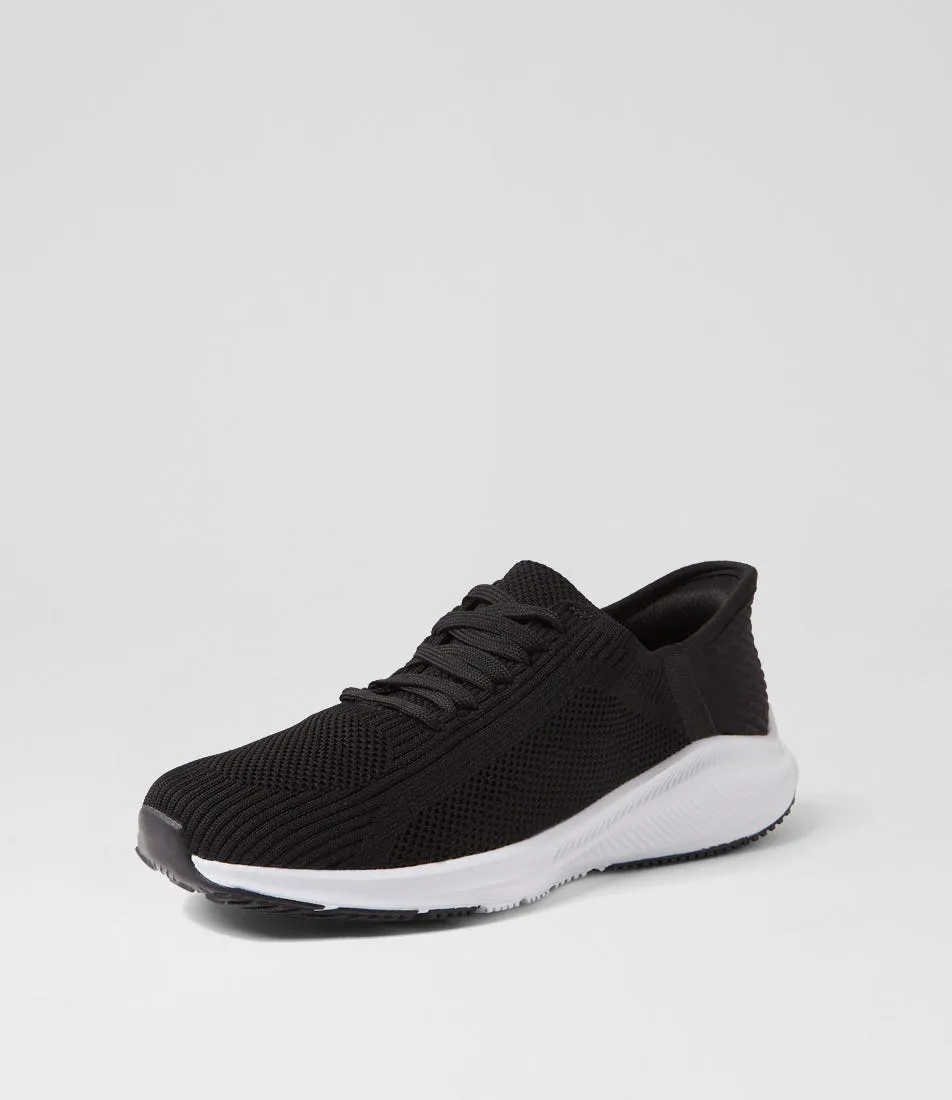 SUPERSOFT Juncil Black Knit Sneakers