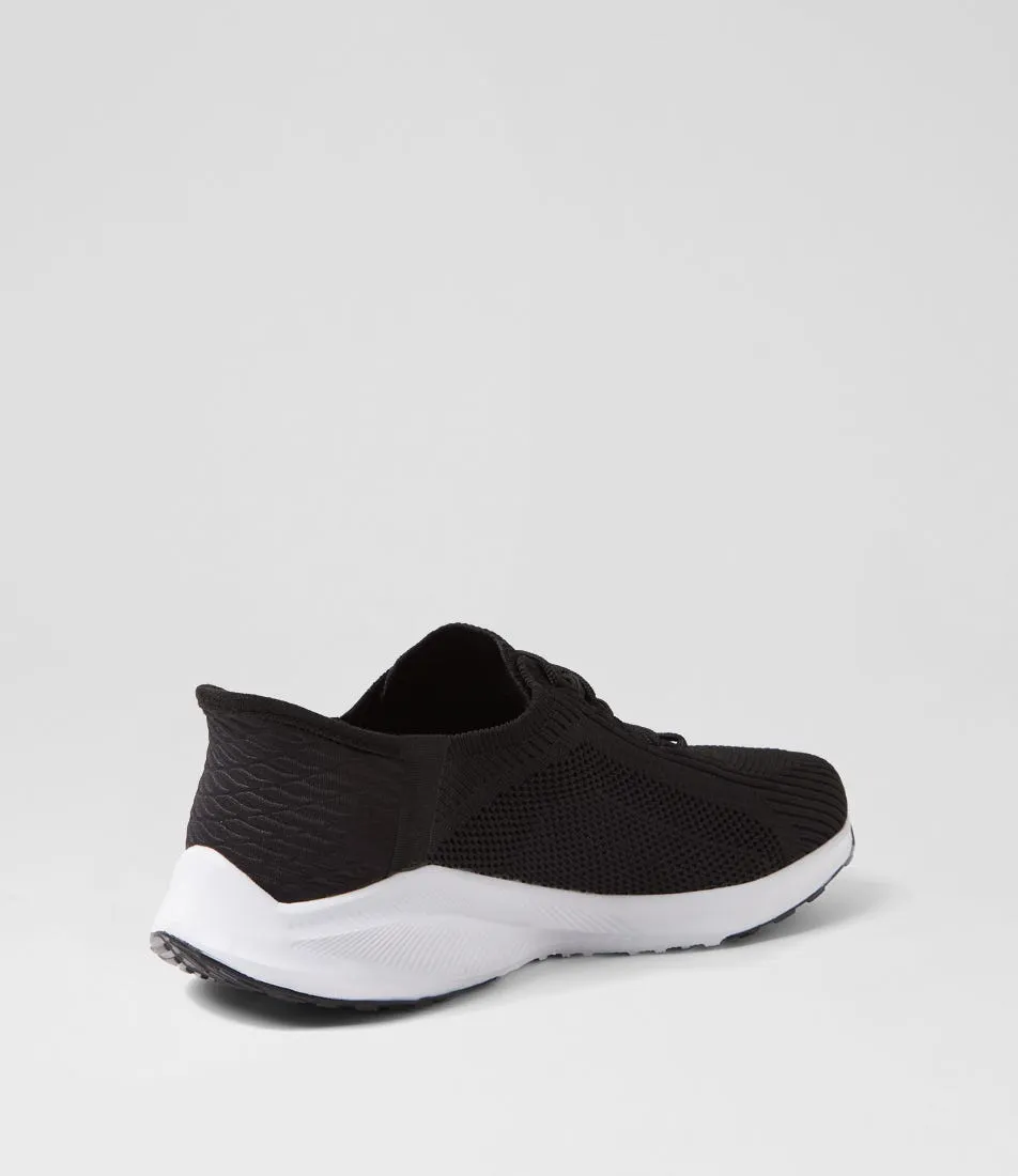 SUPERSOFT Juncil Black Knit Sneakers