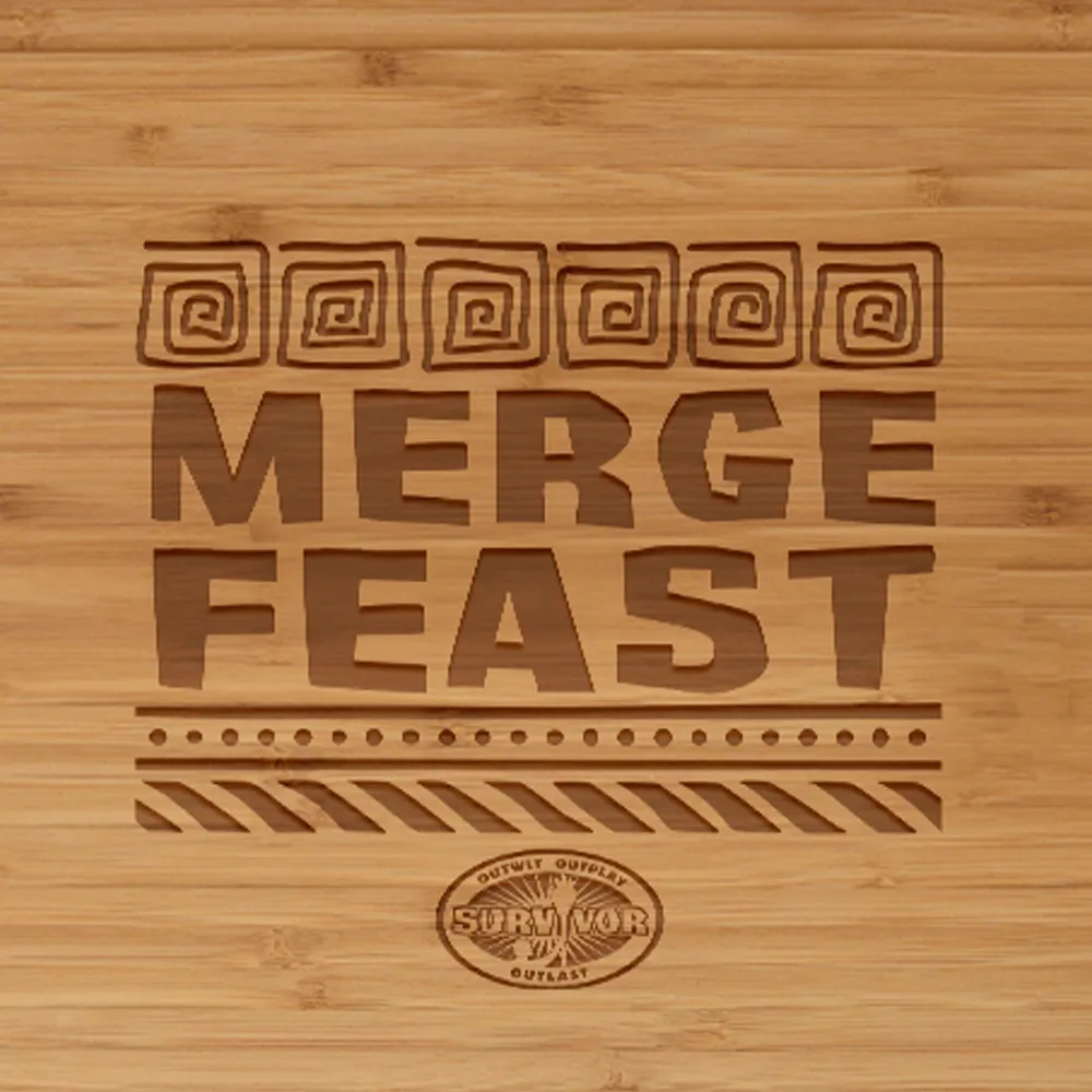 Survivor Merge Feast Laser Engraved Cutting Board