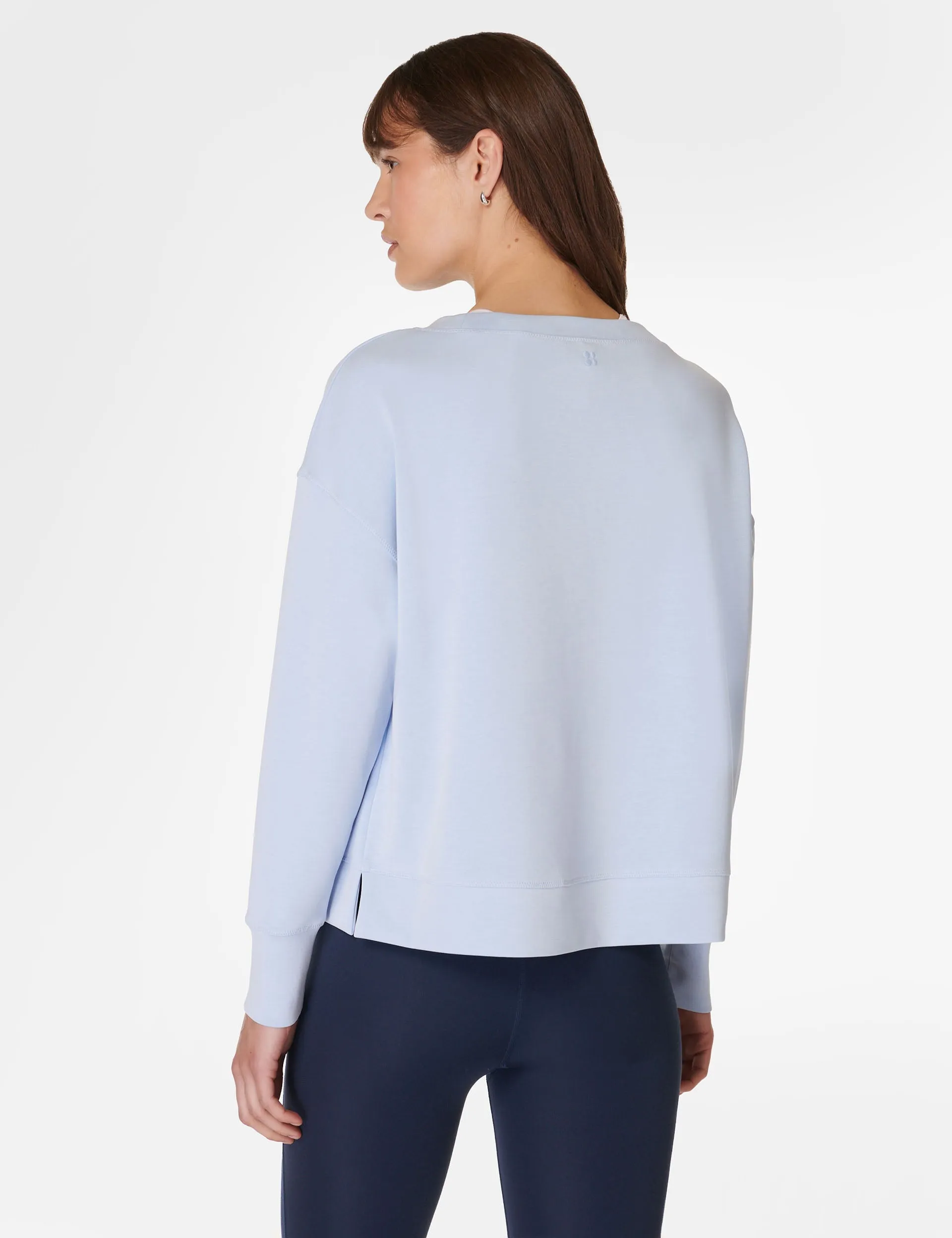 Sweaty Betty Sand Wash CloudWeight Pullover - Breeze Blue