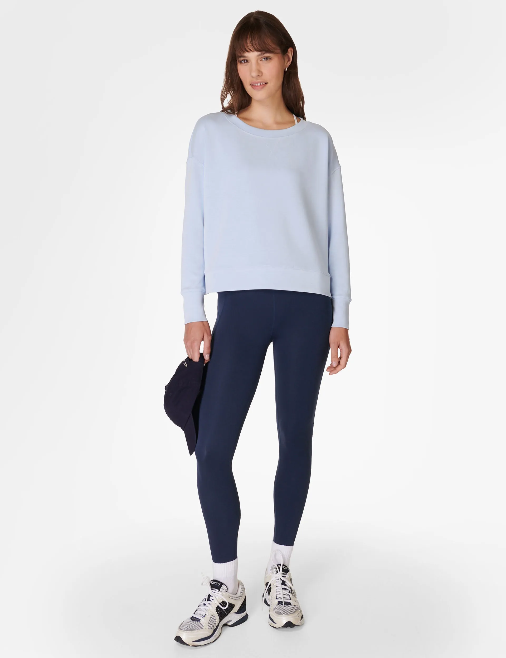 Sweaty Betty Sand Wash CloudWeight Pullover - Breeze Blue