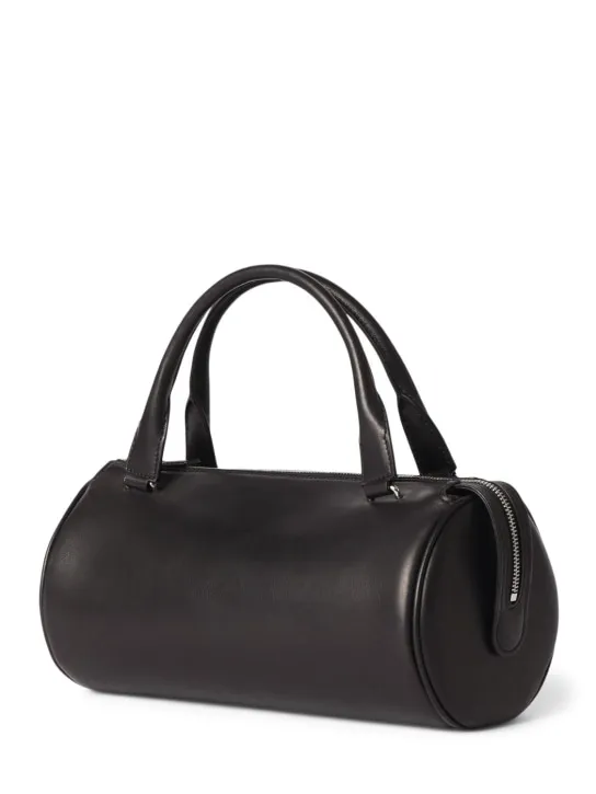 The Row   Small Edith grain leather top handle bag 