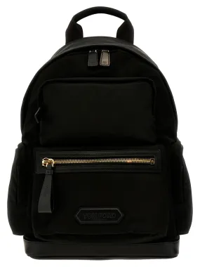 Tom Ford    Tom Ford Logo Nylon Backpack