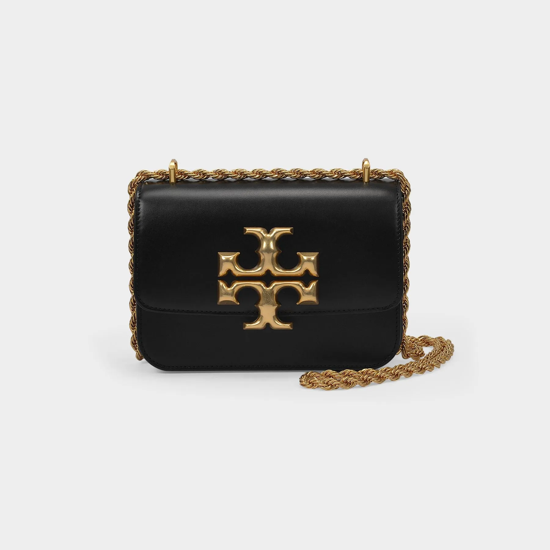 Tory Burch  Eleanor Small Hobo Bag - Tory Burch -  Black - Leather