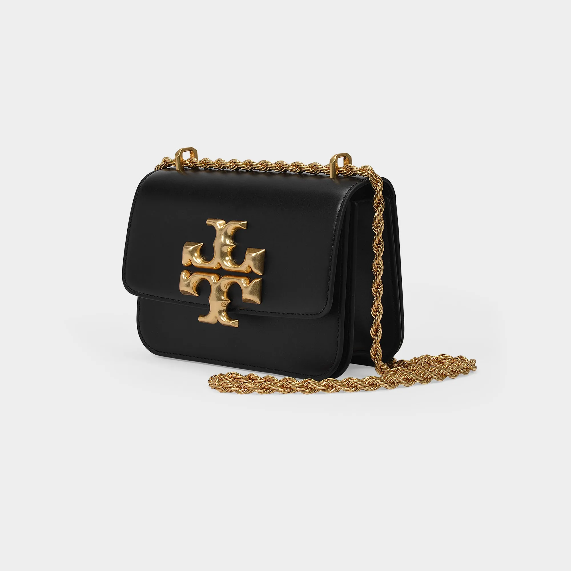 Tory Burch  Eleanor Small Hobo Bag - Tory Burch -  Black - Leather