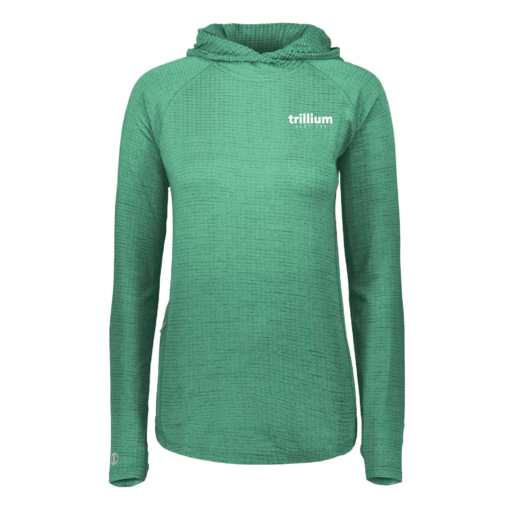 Trillium Services Women's 3D Regulate Lightweight Hooded Pullover