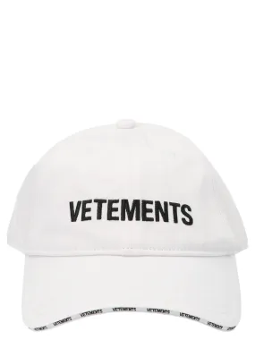 Vetements Logo Embroidered Cap