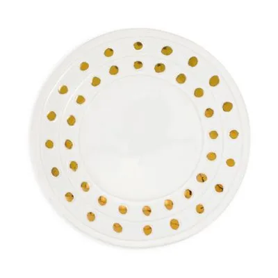 Vietri Medici Gold Salad Plate