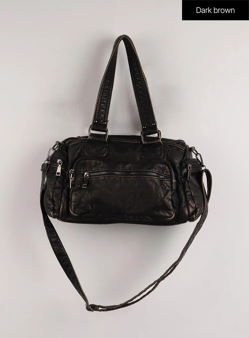 Vintage Leather Shoulder Bag CJ415