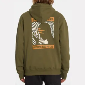 Volcom EXTENDS ZIP HOODIE IN SERVICE GREEN