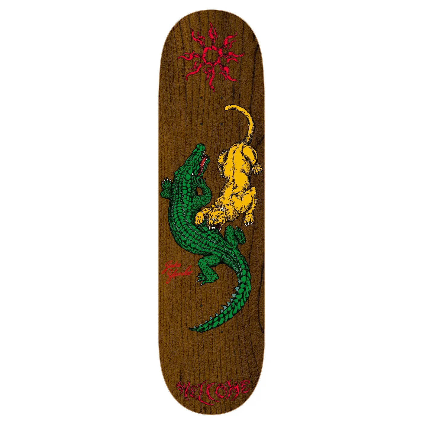 Welcome Skateboards Jake Yanko Swamp Fight (8.5)