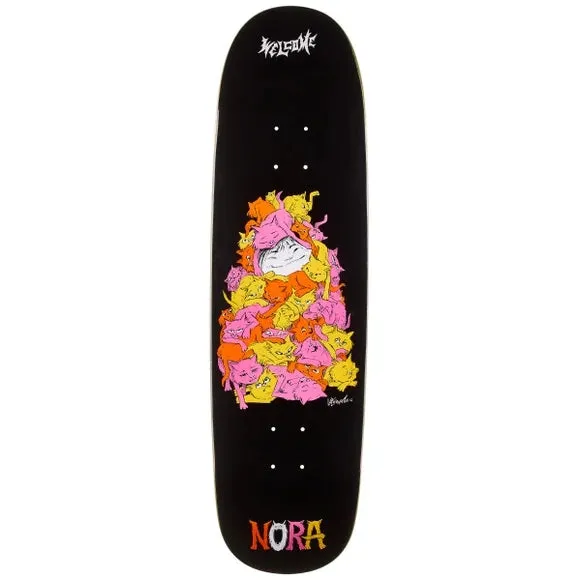 Welcome Skateboards NORA VASCONCELLOS PURR PILE ON POPSICLE (BLACK)