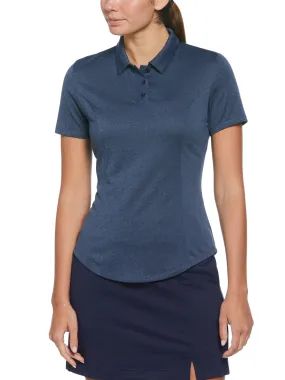 Womens Heather Golf Polo