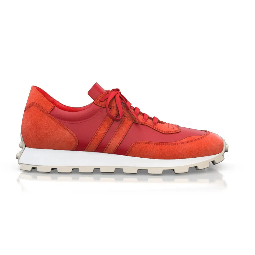 Women's Leather Running Sneakers 56443