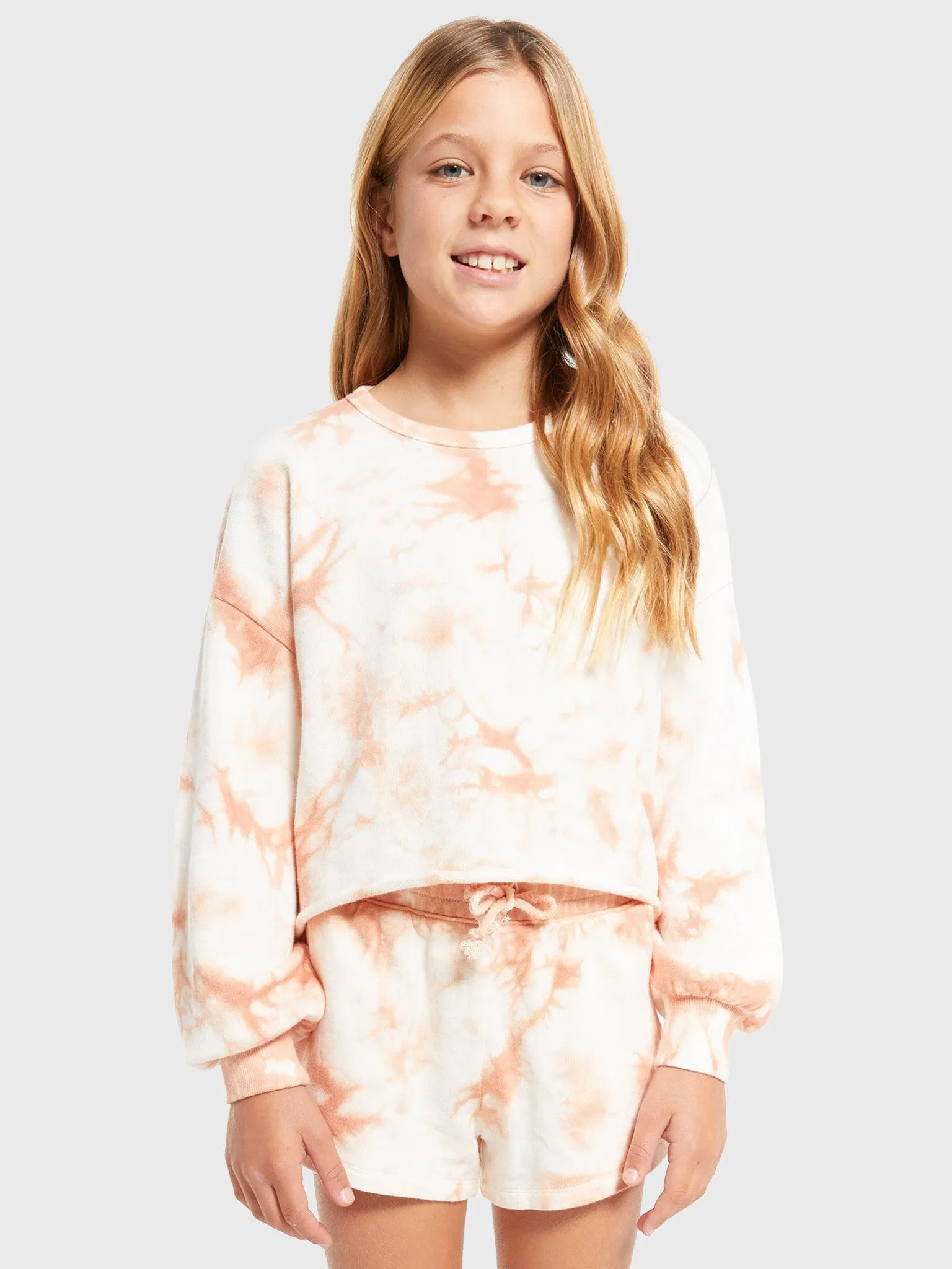     Z SUPPLY  Girls' Mayori Tie-Dye Pullover Sweatshirt    